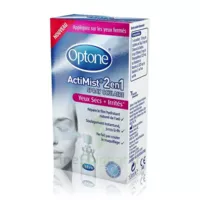 Optone Actimist Spray Oculaire Yeux Secs + Irrités Fl/10ml à VALENCE