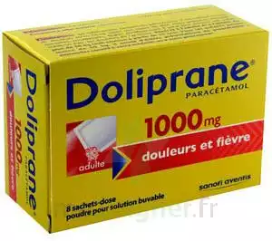 Doliprane 1000 Mg Poudre Pour Solution Buvable En Sachet-dose B/8 à VALENCE