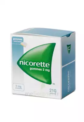 Nicorette 2 Mg Gom à Mâcher Médic Sans Sucre Plq/210gom à VALENCE