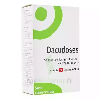Dacudoses Solution Pour Lavement Ophtalmologique 24unid/10ml à VALENCE