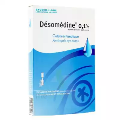 Desomedine 0,1 % Collyre Sol 10fl/0,6ml à VALENCE