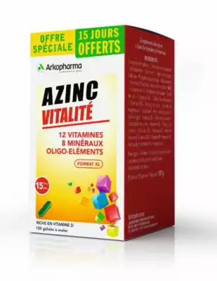 Azinc Forme Et Vitalite 120 + 30 (15 Jours Offerts) à VALENCE